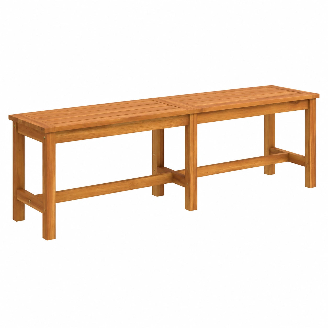 Banc de Jardin en Bois d'Acacia pour Ext¨¦rieur 150 cm