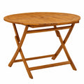 Table pliante de jardin en bois d'acacia 110 cm