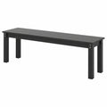 Banc de jardin ext¨¦rieur 2-3 places, capacit¨¦ 340 kg, design ¨¤ lattes