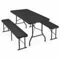 Ensemble de Table et Bancs pour Jardin Ext¨¦rieur, 6-8 Personnes