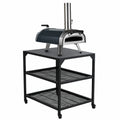 Table d'ext¨¦rieur modulaire en acier inoxydable pour four ¨¤ pizza et barbecue