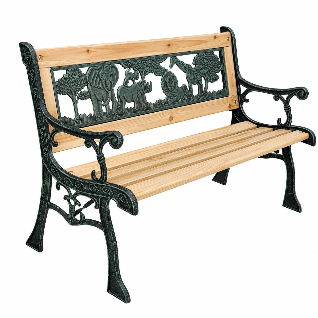 Banc d'ext¨¦rieur pour enfants en bois 84 cm