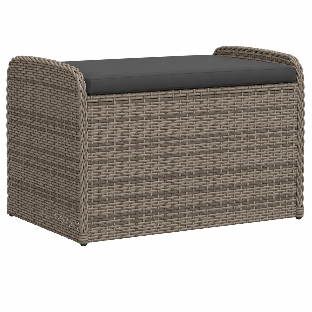 Meuble de Rangement Multifonction avec Coussin, Organisateur de Jardin