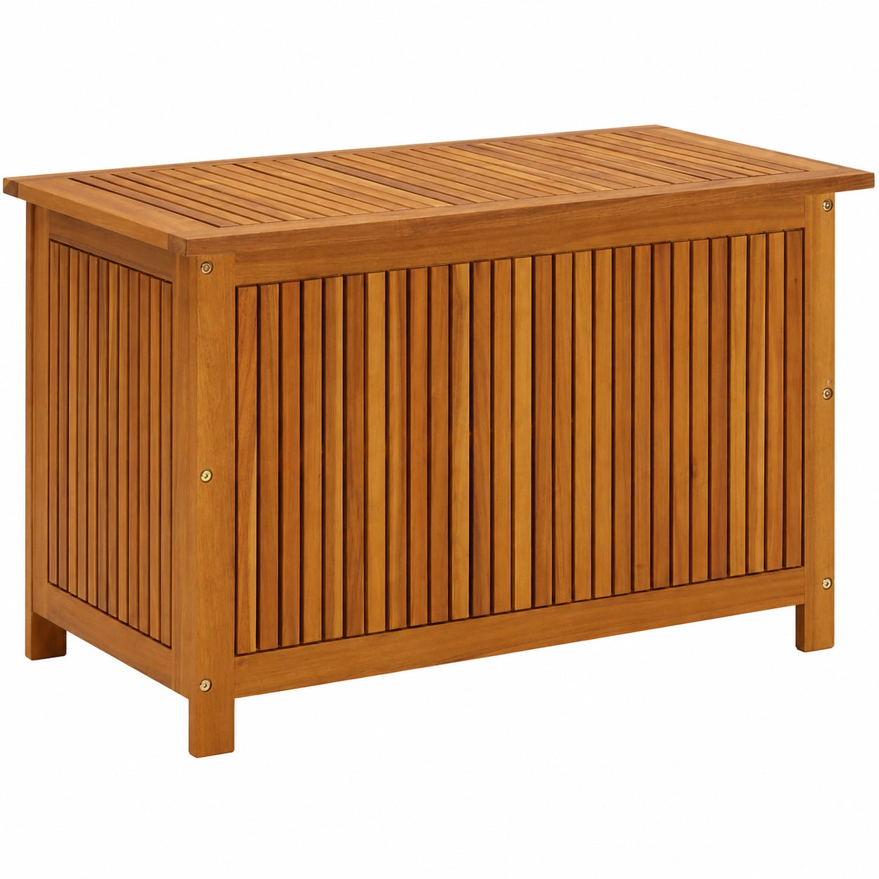 Coffre de Rangement de Jardin en Bois d'Acacia