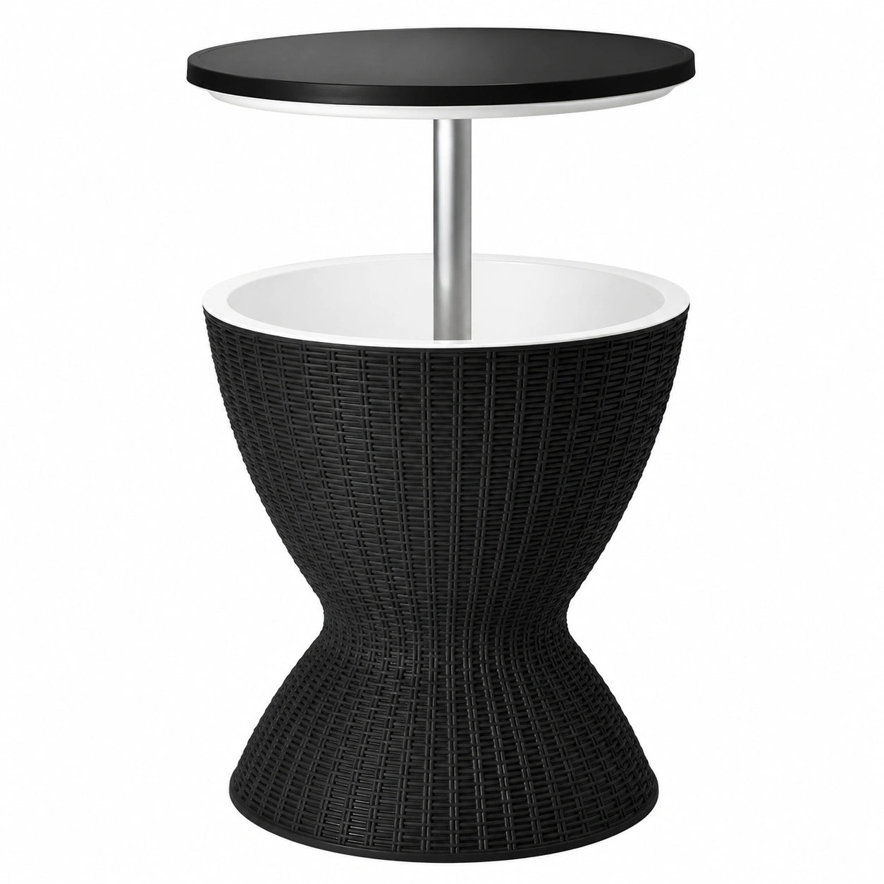 Glaci¨¨re ext¨¦rieure polyvalente avec table d'appoint ajustable