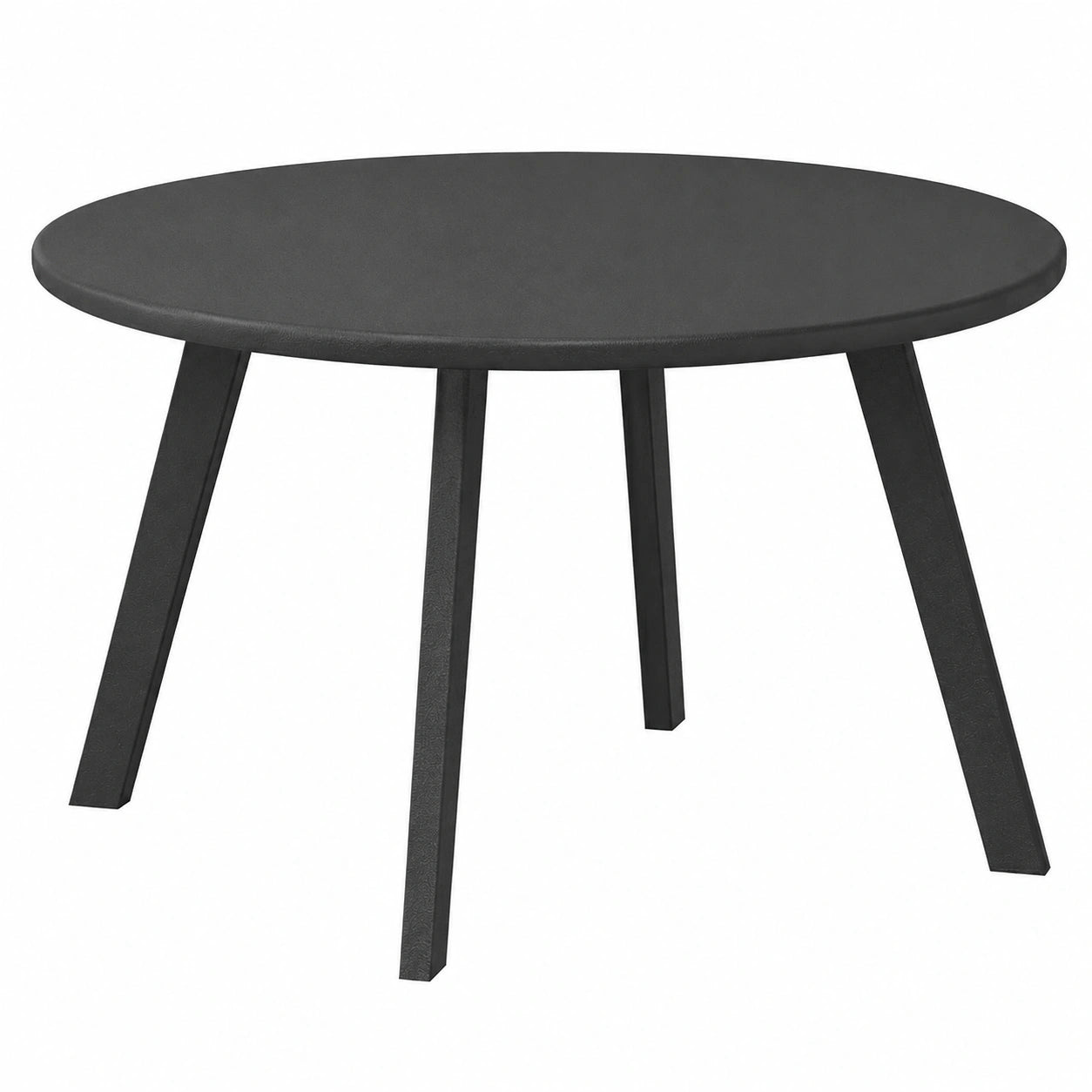 Petite table de jardin ronde avec patins, m¨¦tal, ? 70 x 42 cm