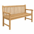 Banc de jardin en teck massif 180 cm