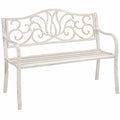 Banc de Jardin pour 2 Personnes en M¨¦tal