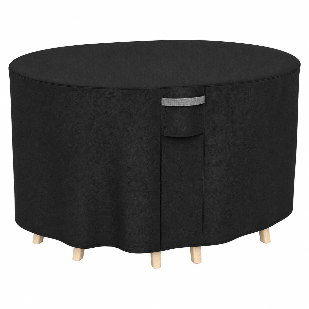 Housse de Protection Ronde pour Table de Jardin Ext¨¦rieure, Imperm¨¦able et Anti-UV