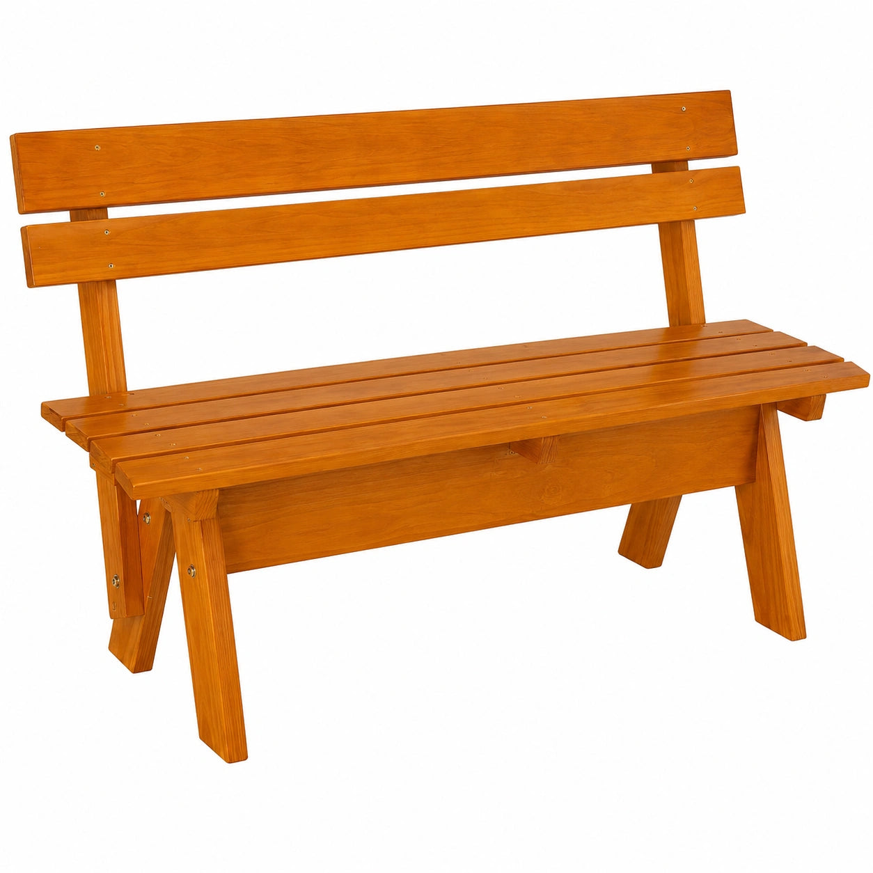 Banc de Jardin en Bois Massif 3 Places R¨¦sistant aux Intemp¨¦ries
